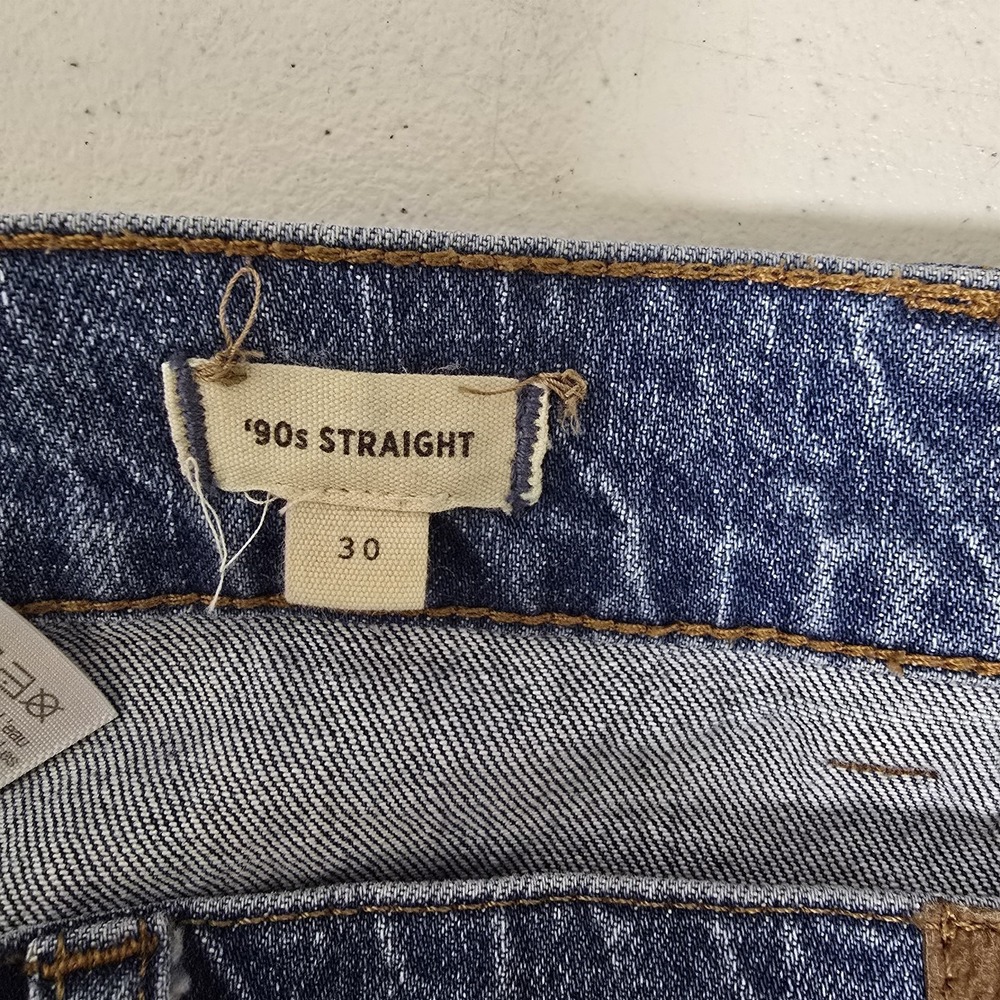 Madewell 90s Straight Cargo Jean Size 30 Denim Womens Straight Leg Utility Pant - Picture 10 of 12